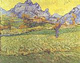 Famous Meadow Paintings - A Meadow in the Mountains